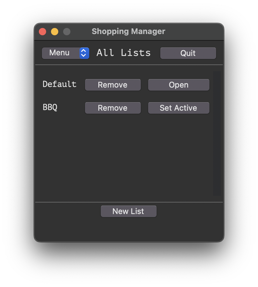 All Lists Page Multiple